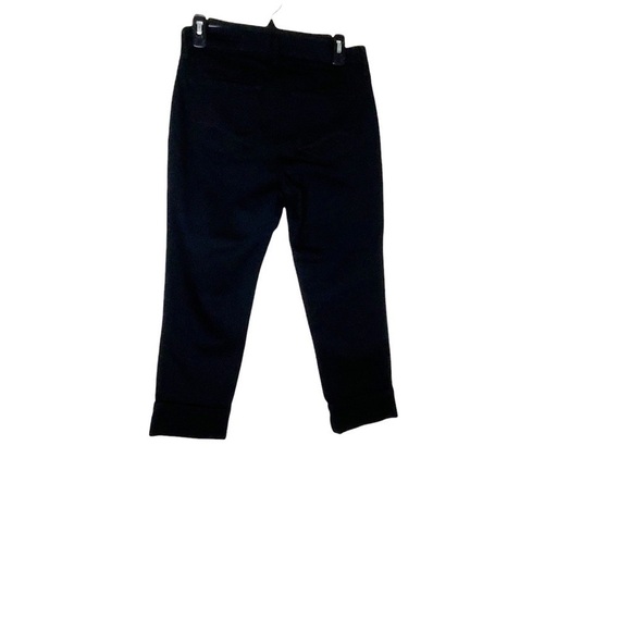 𝅺black wide cuff capri jean pants by NYDJ - Picture 4 of 10